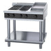 Waldorf Bold 900mm Electric Cooktop Low Back Version - Leg Stand - RNLB8603E-LS