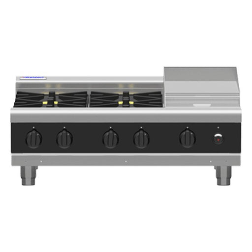Waldorf Bold 900mm Gas Cooktop - Bench Model - RNB8600G-B