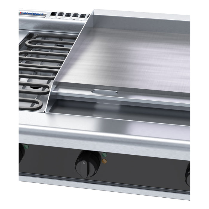 Waldorf Bold 900mm Electric Cooktop Low Back Version - Bench Model - RNLB8606E-B