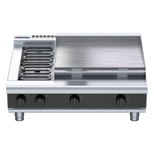 Waldorf Bold 900mm Electric Cooktop Low Back Version - Bench Model - RNLB8606E-B