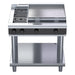 Waldorf Bold 900mm Electric Cooktop Low Back Version - Leg Stand - RNLB8606E-LS