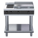 Waldorf Bold 900mm Electric Cooktop Low Back Version - Leg Stand - RNLB8606E-LS