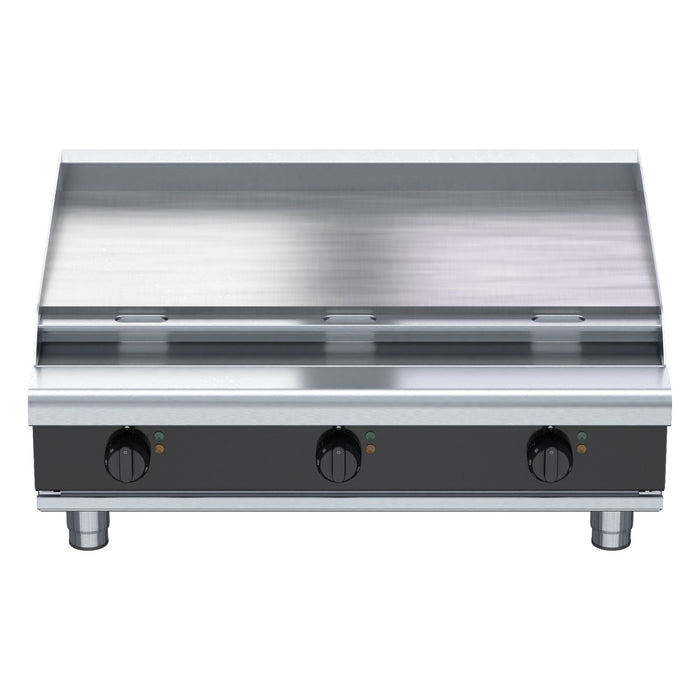 Waldorf Bold 900mm Electric Cooktop Low Back Version - Bench Model - RNLB8609E-B