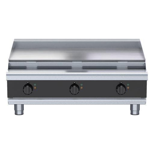 Waldorf Bold 900mm Electric Cooktop Low Back Version - Bench Model - RNLB8609E-B
