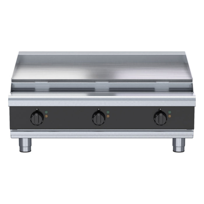 Waldorf Bold 900mm Electric Cooktop Low Back Version - Bench Model - RNLB8609E-B