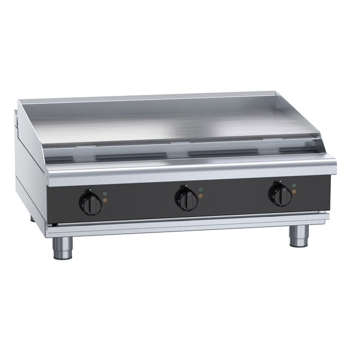 Waldorf Bold 900mm Electric Cooktop Low Back Version - Bench Model - RNLB8609E-B