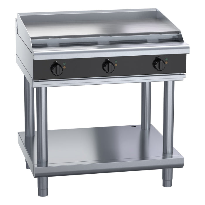 Waldorf Bold 900mm Electric Cooktop Low Back Version - Leg Stand - RNLB8609E-LS