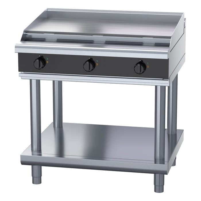 Waldorf Bold 900mm Electric Cooktop Low Back Version - Leg Stand - RNLB8609E-LS