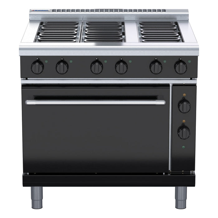 Waldorf Bold 900mm Electric Range Static Oven Low Back Version - RNLB8610E