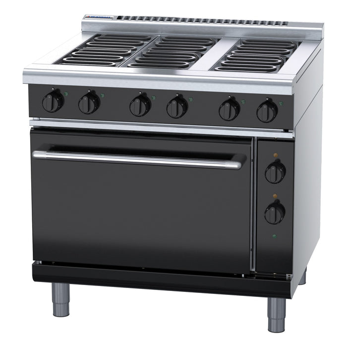 Waldorf Bold 900mm Electric Range Static Oven Low Back Version - RNLB8610E