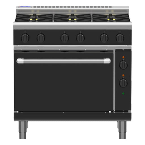Waldorf Bold 900mm Gas Range Electric Static Oven - RNB8610GE