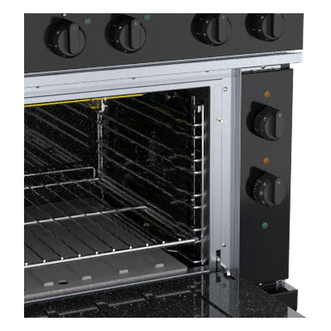 Waldorf Bold 900mm Electric Sealed Hobs Range Convection Oven Low Back Version - RNLB8610SEC