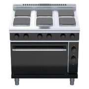 Waldorf Bold 900mm Electric Sealed Hobs Range Convection Oven Low Back Version - RNLB8610SEC