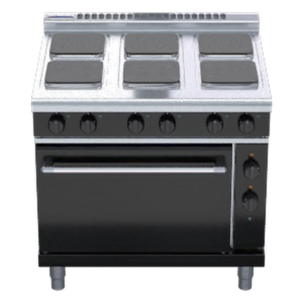 Waldorf Bold 900mm Electric Sealed Hobs Range Convection Oven Low Back Version - RNLB8610SEC
