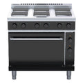 Waldorf Bold 900mm Electric Sealed Hobs Range Convection Oven Low Back Version - RNLB8610SEC