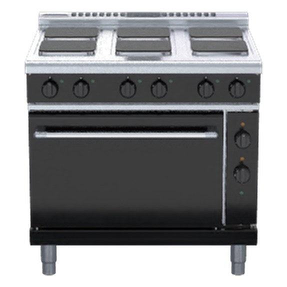 Waldorf Bold 900mm Electric Sealed Hobs Range Convection Oven Low Back Version - RNLB8610SEC