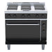 Waldorf Bold 900mm Electric Sealed Hobs Range Convection Oven Low Back Version - RNLB8610SEC