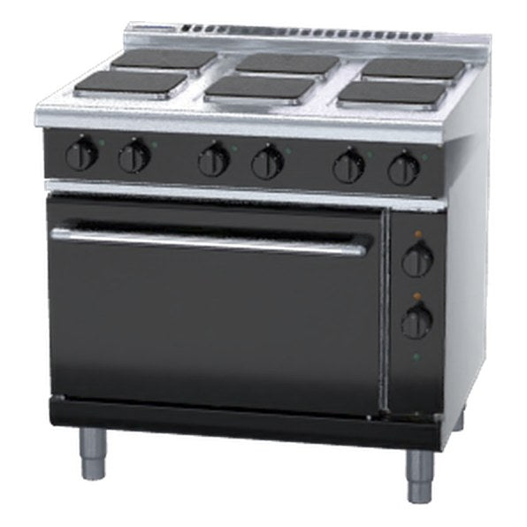 Waldorf Bold 900mm Electric Sealed Hobs Range Convection Oven Low Back Version - RNLB8610SEC