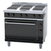 Waldorf Bold 900mm Electric Sealed Hobs Range Convection Oven Low Back Version - RNLB8610SEC