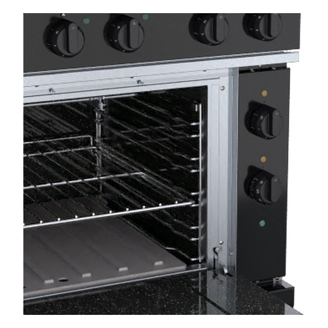 Waldorf Bold 600mm Electric Sealed Hobs Range Static Oven Low Back Version - RNLB8610SE