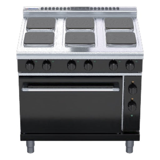 Waldorf Bold 600mm Electric Sealed Hobs Range Static Oven Low Back Version - RNLB8610SE