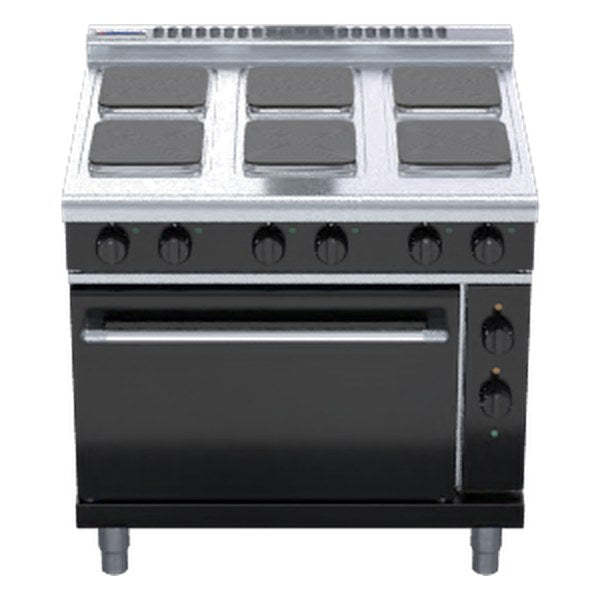 Waldorf Bold 600mm Electric Sealed Hobs Range Static Oven Low Back Version - RNLB8610SE
