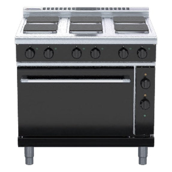 Waldorf Bold 600mm Electric Sealed Hobs Range Static Oven Low Back Version - RNLB8610SE