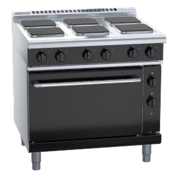 Waldorf Bold 600mm Electric Sealed Hobs Range Static Oven Low Back Version - RNLB8610SE