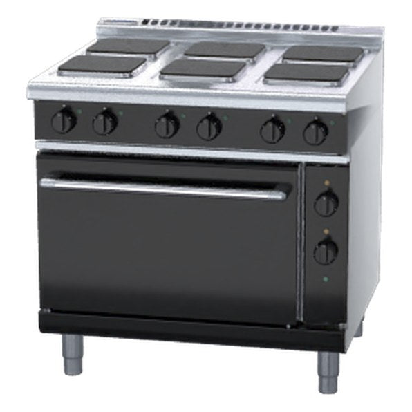 Waldorf Bold 600mm Electric Sealed Hobs Range Static Oven Low Back Version - RNLB8610SE