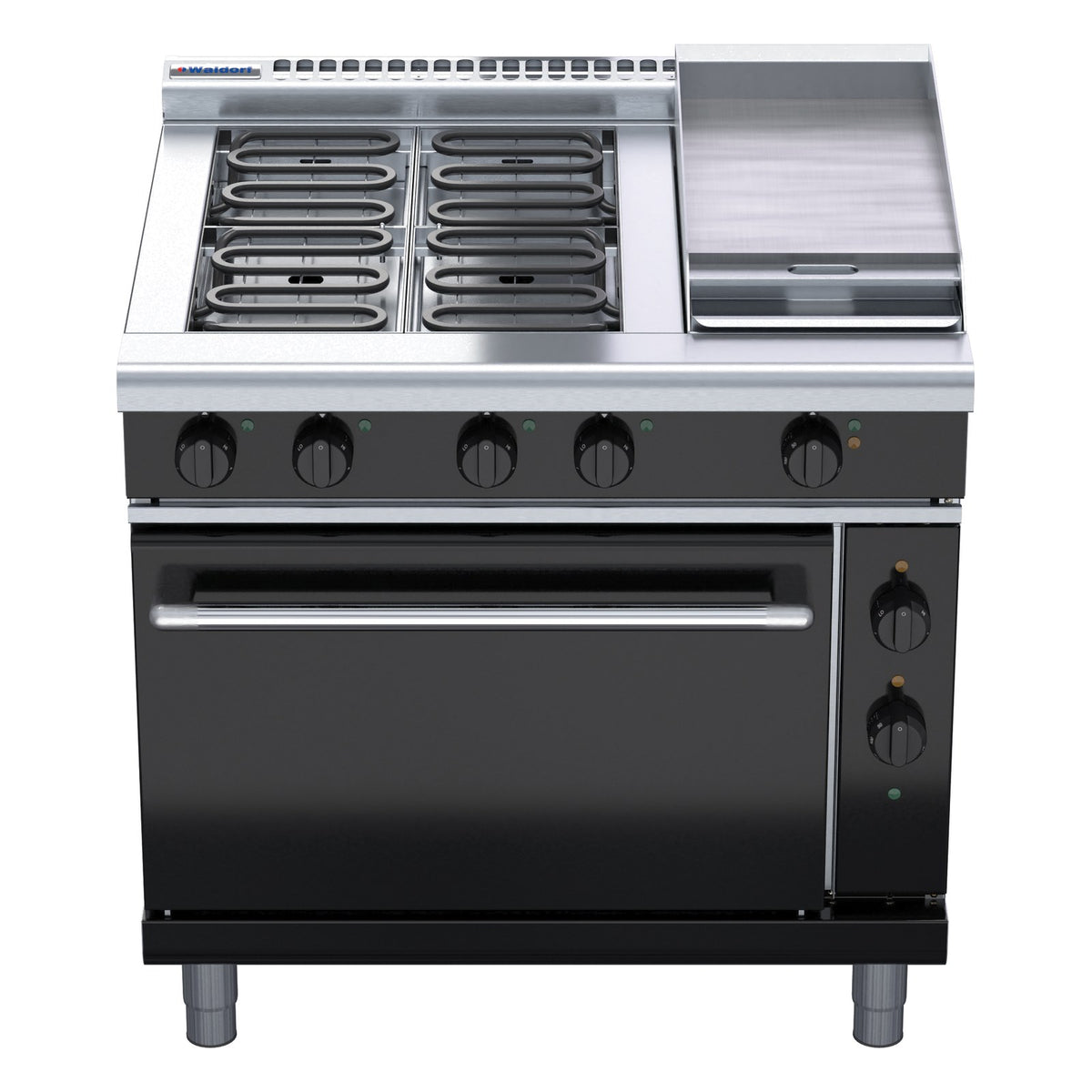 Waldorf Bold 900mm Electric Range Static Oven Low Back Version - RNLB8613E