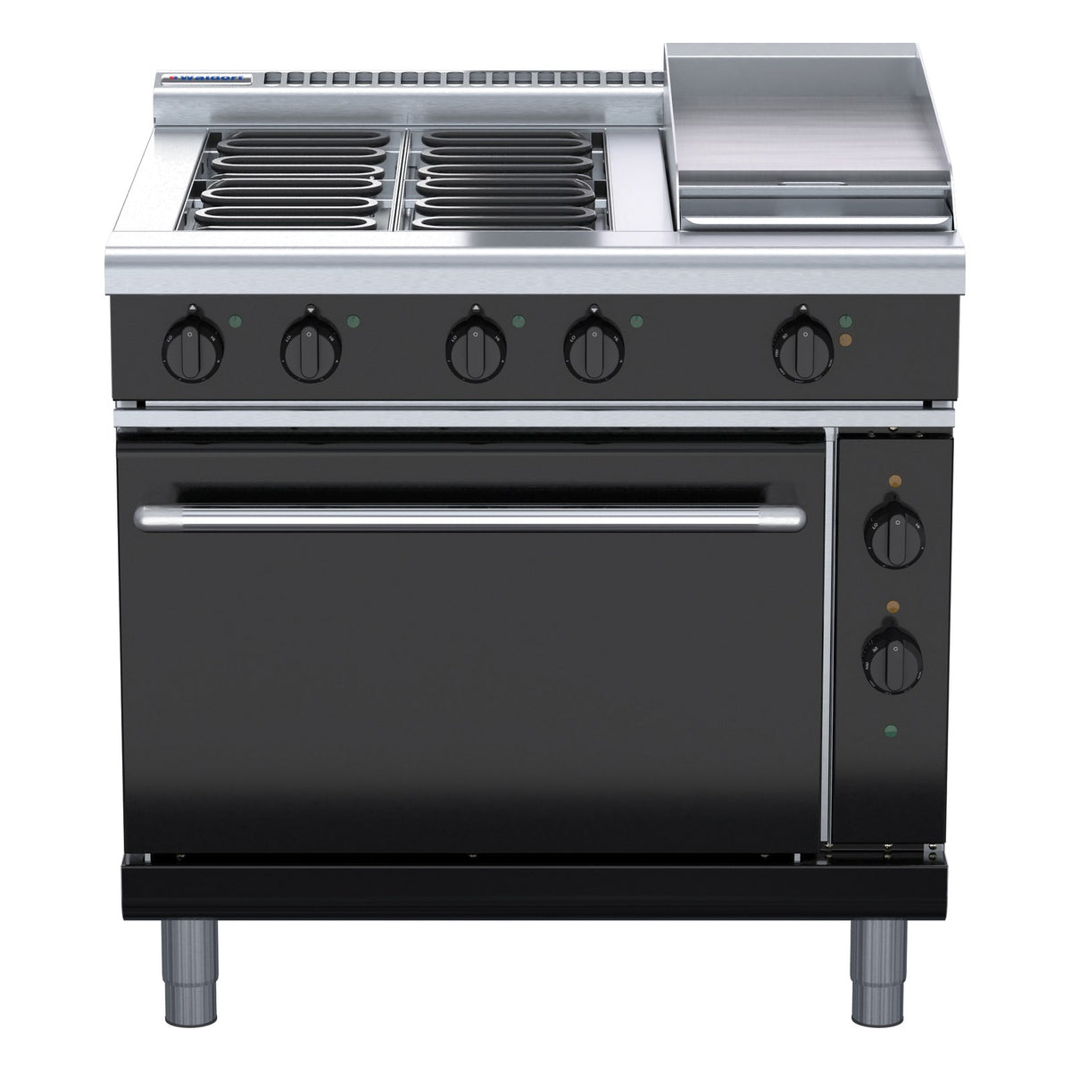 Waldorf Bold 900mm Electric Range Static Oven Low Back Version - RNLB8613E