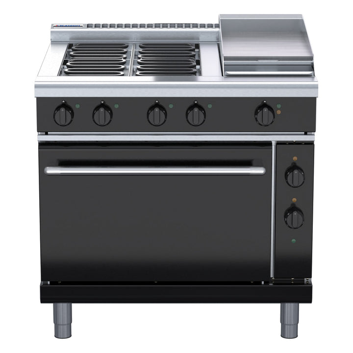 Waldorf Bold 900mm Electric Range Static Oven Low Back Version - RNLB8613E