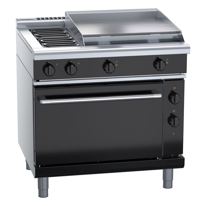 Waldorf Bold 900mm Electric Range Static Oven Low Back Version - RNLB8616E