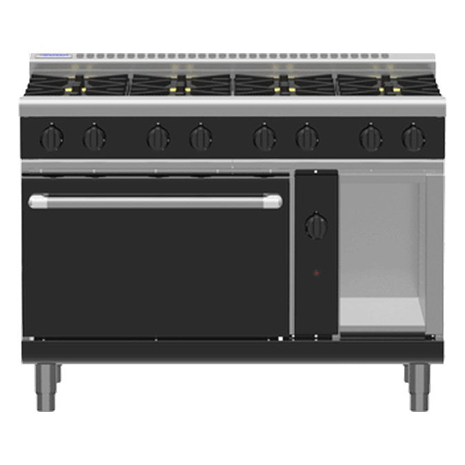 Waldorf Bold 1200mm Gas Range Static Oven Low Back Version - RNLB8813G