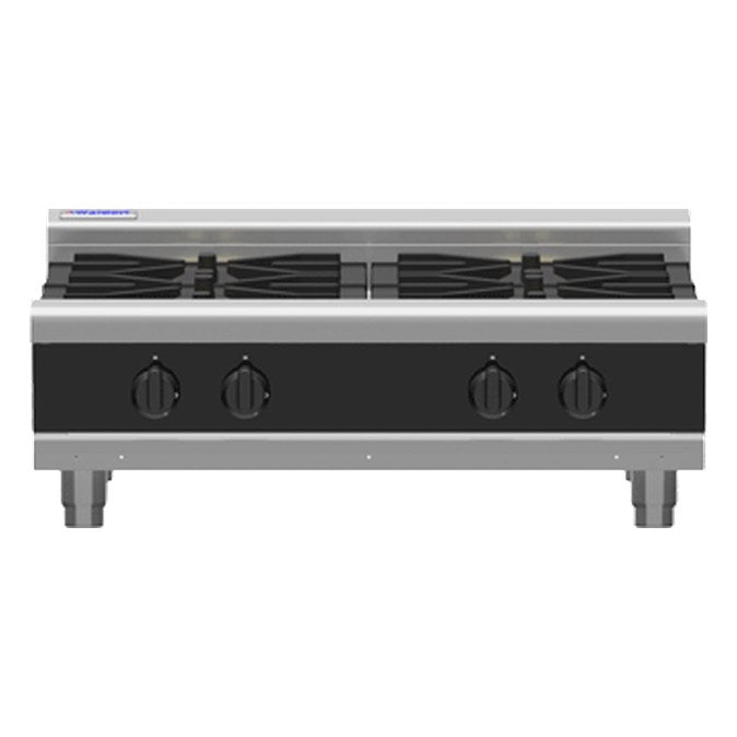 Waldorf Bold 900mm Gas Cooktop Low Back Version - Bench Model - RNLB8900G-B