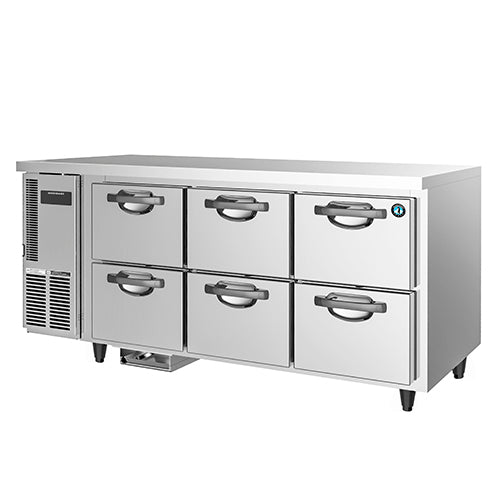 Hoshizaki 6 Drawer 150mm Deep Gastronorm Under Bench Refrigerator 404L - RTC-167DEA-GN-6D