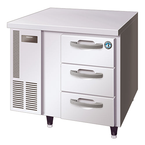 Hoshizaki 3 Drawer 100mm Deep Gastronorm Under Bench Refrigerator 160L - RTC-90DEA-GN-3D
