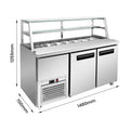 Thermaster Two Door Deluxe Sandwich Bar - SCB/15