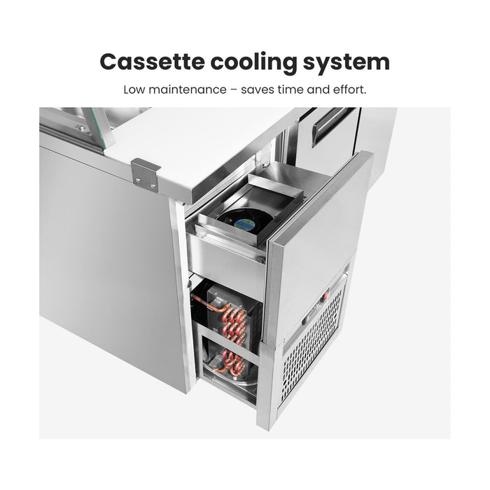 Thermaster Two Large Door Deluxe Sandwich Bar - SCB/18