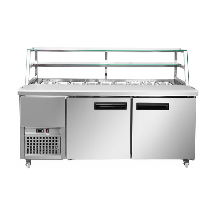 Thermaster Two Large Door Deluxe Sandwich Bar - SCB/18