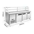 Thermaster Three Door Deluxe Sandwich Bar - SCB/21