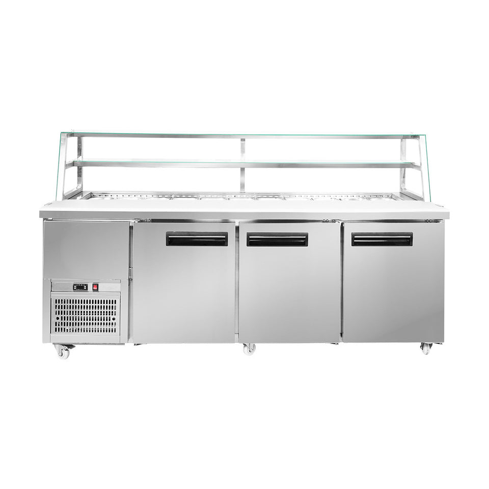 Thermaster Three Door Deluxe Sandwich Bar - SCB/21