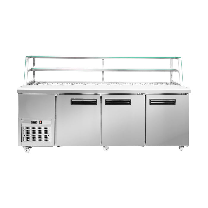 Thermaster Three Door Deluxe Sandwich Bar - SCB/21