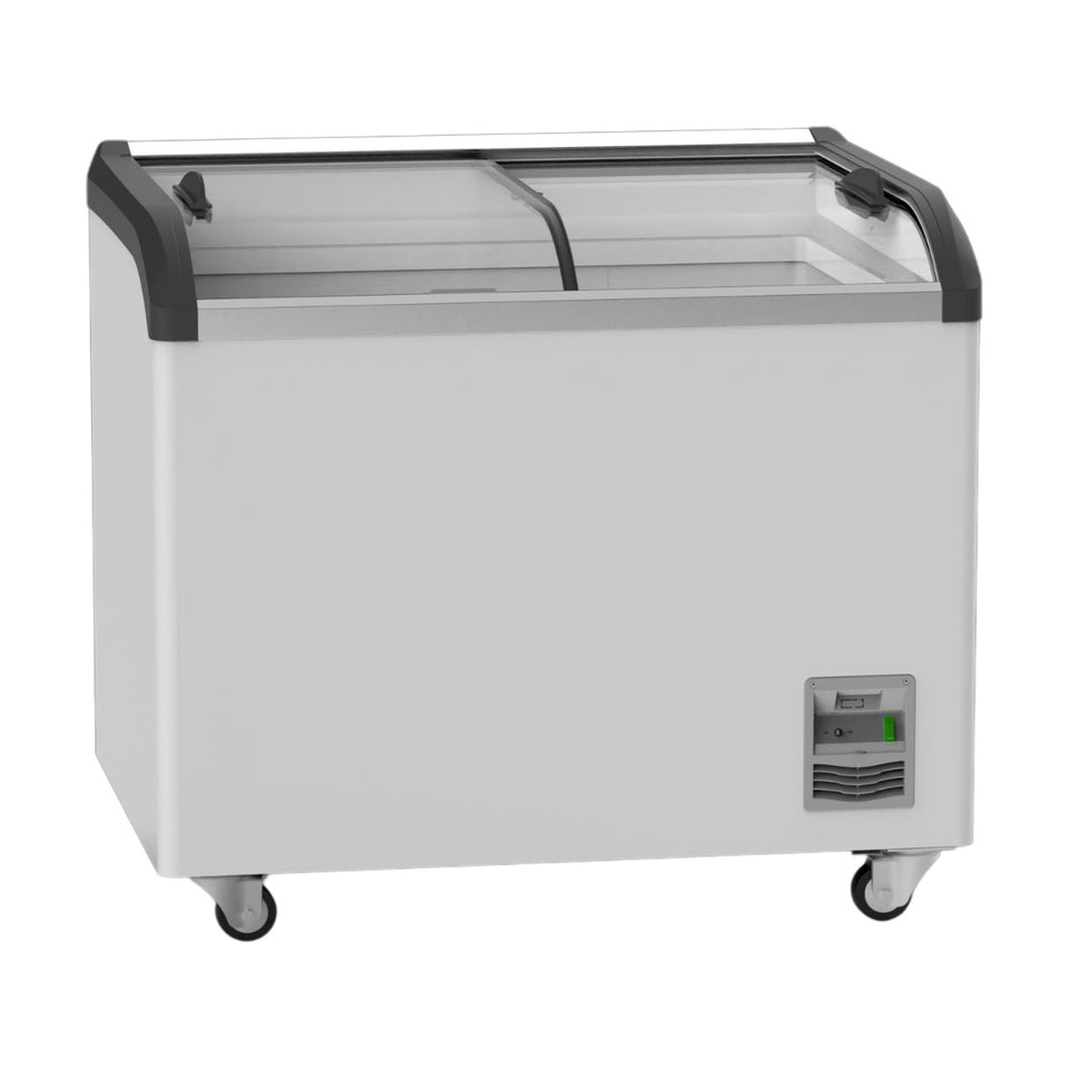 Thermaster Heavy Duty Supermarket Glass Sliding Lid Freezers 303L - SD-306K