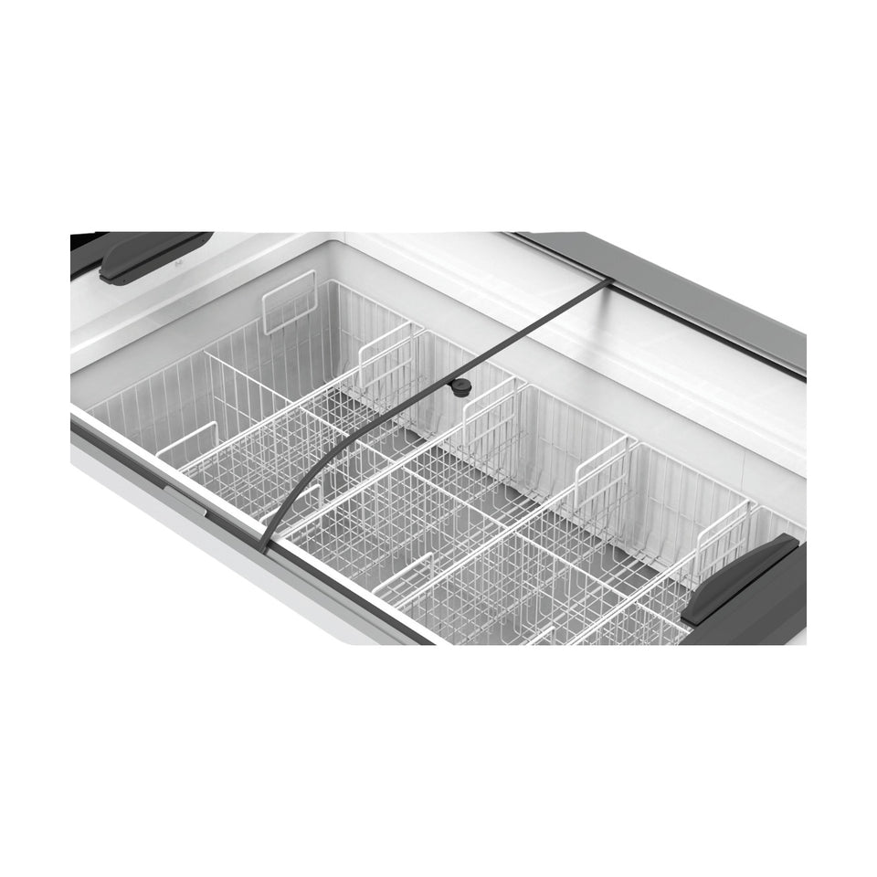 Thermaster Heavy Duty Supermarket Glass Sliding Lid Freezers 303L - SD-306K