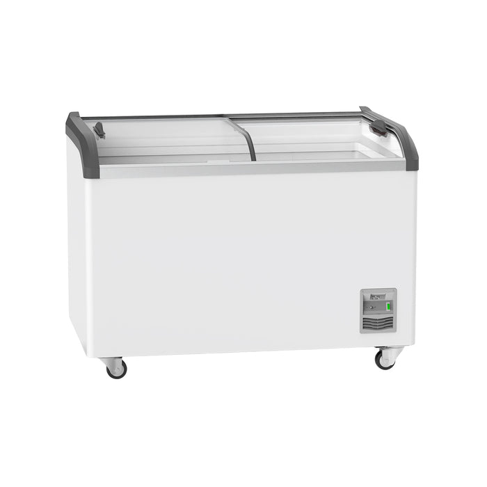 Thermaster Heavy Duty Supermarket Glass Sliding Lid Freezers 386L - SD-406K