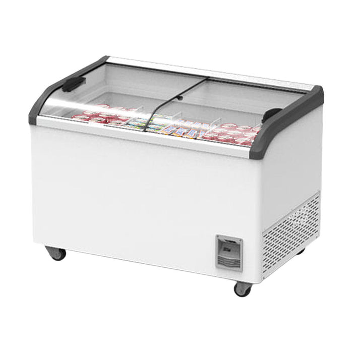 Thermaster Heavy Duty Supermarket Glass Sliding Lid Freezers 386L - SD-406K