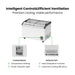 Thermaster Heavy Duty Supermarket Glass Sliding Lid Freezers 386L - SD-406K