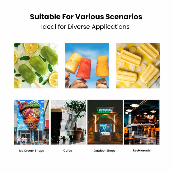 Thermaster Heavy Duty Supermarket Glass Sliding Lid Freezers 386L - SD-406K