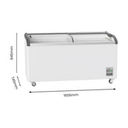 Thermaster Heavy Duty Supermarket Glass Sliding Lid Freezers 561L - SD-576K